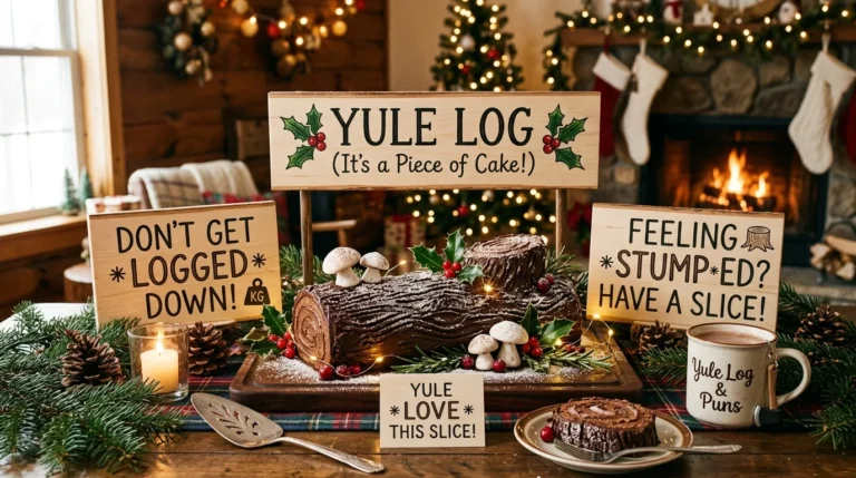 Yule Log Puns